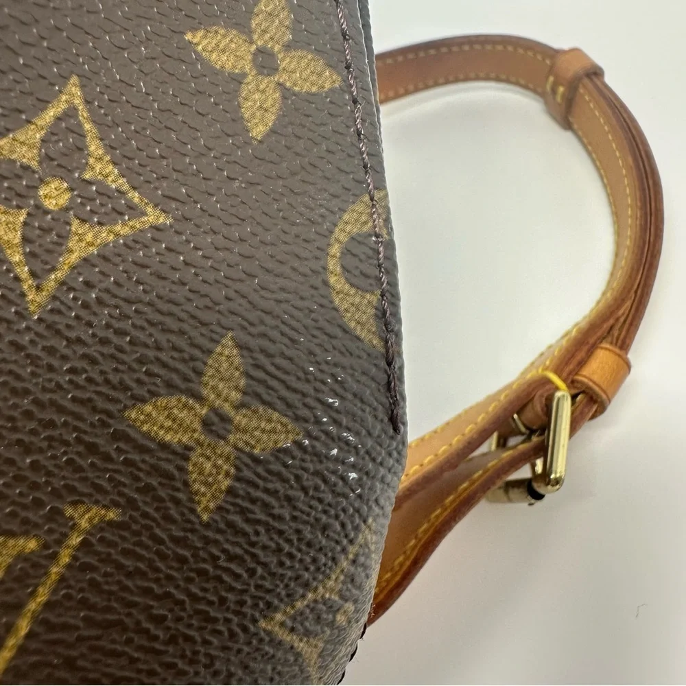 Louis Vuitton Brown and Tan Monogram Backpack